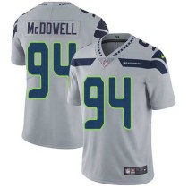 Nike Seahawks -94 Malik McDowell Grey Alternate Stitched NFL Vapor Untouchable Limited Jersey