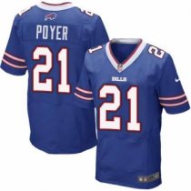 Nike Bills -21 Jordan Poyer Royal Blue Team Color Stitched NFL New Elite Jersey