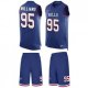 Bills #95 Kyle Williams Royal Blue Team Color Stitched NFL Limited Tank Top Suit Jersey