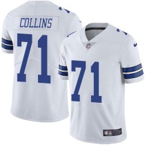 Nike Cowboys -71 La el Collins White Stitched NFL Vapor Untouchable Limited Jersey