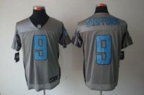 Nike Lions -9 Matthew Stafford Grey Shadow Stitched NFL Elite Jersey