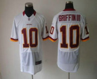 Nike Redskins -10 Robert Griffin III White Stitched NFL Elite Jersey