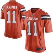 Nike Cleveland Browns -11 Travis Benjamin Orange Alternate Stitched NFL New Elite Jersey