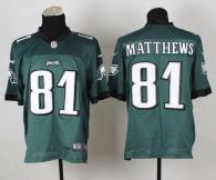 Nike Philadelphia Eagles #81 Jordan Matthews Midnight Green Team Color Men's Stitched NFL Elite Jers