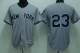 New York Yankees -23 Don Mattingly Stitched Grey MLB Jersey