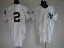 New York Yankees -2 Derek Jeter Stitched White MLB Jersey