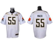 Nike Cleveland Browns -55 Alex Mack White 2016 Pro Bowl Stitched NFL Elite Jersey