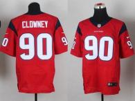 Nike Houston Texans -90 Jadeveon Clowney Red Alternate Mens Stitched NFL Elite Jersey