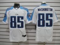 Nike Tennessee Titans #85 Nate Washington White Men's Stitched NFL Elite Jersey