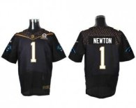 Nike Carolina Panthers -1 Cam Newton Black 2016 Pro Bowl Stitched NFL Elite Jersey