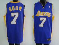 Los Angeles Lakers -7 Lamar Odom Stitched Purple NBA Jersey