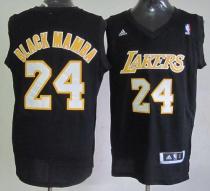 Los Angeles Lakers -24 Kobe Bryant Black Mamba Fashion Stitched NBA Jersey
