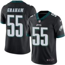 Nike Eagles -55 Brandon Graham Black Stitched NFL Color Rush Limited Jersey