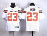 Nike Cleveland Browns -23 Joe Haden White Stitched NFL New Elite Jersey
