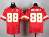 Nike Kansas City Chiefs #88 Tony Gonzalez Red Team Color Men's Stitched NFL Elite Jersey
