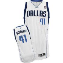 Revolution 30 Dallas Mavericks -41 Dirk Nowitzki White Stitched NBA Jersey