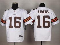 Nike Cleveland Browns -16 Andrew Hawkins White Men's Stitched NFL Elite Jersey