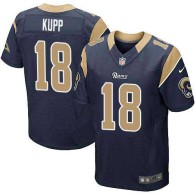 Nike Rams -18 Cooper Kupp Navy Blue Team Color Stitched NFL Elite Jersey