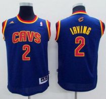 Cleveland Cavaliers #2 Kyrie Irving Navy Blue Stitched Youth NBA Jersey