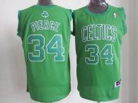 Boston Celtics -34 Paul Pierce Green Big Color Fashion Stitched NBA Jersey