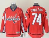Washington Capitals -74 John Carlson Red Stitched NHL Jersey