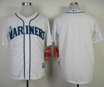 Seattle Mariners Blank White Cool Base Stitched MLB Jersey