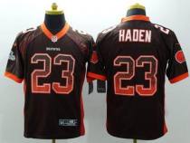Nike Cleveland Browns -23 Joe Haden Brown Team Color Stitched NFL Elite Drift fashion jersey
