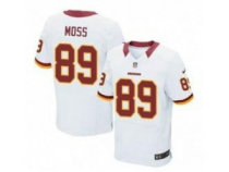 NEW NFL Washington Redskins 89 Moss White Jerseys (Elite)