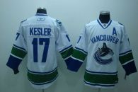 Vancouver Canucks -17 Ryan Kesler Stitched White NHL Jersey