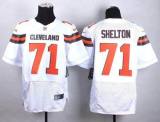 Nike Cleveland Browns -71 Danny Shelton White Stitched NFL New Elite Jersey