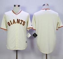San Francisco Giants Blank Cream Home New Cool Base Stitched MLB Jersey
