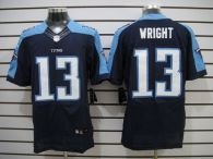 Nike Tennessee Titans #13 Kendall Wright Navy Blue Alternate Men's Stitched NFL Elite Jersey