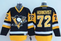 Pittsburgh Penguins -72 Patric Hornqvist Black Alternate Stitched NHL Jersey