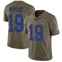 Nike Cowboys -19 Brice Butler Olive Stitched NFL Limited 2017 Salute To Service Jersey