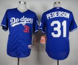 Los Angeles Dodgers -31 Joc Pederson Blue Cool Base Stitched MLB Jersey