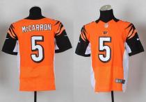 Nike Bengals -5 AJ McCarron Orange Alternate Men's Stitched NFL Elite Jersey