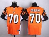 Nike Bengals -70 Cedric Ogbuehi Orange Alternate Men's Stitched NFL Elite Jersey