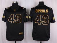 Nike Philadelphia Eagles -43 Darren Sproles Black Stitched NFL Elite Pro Line Gold Collection Jersey