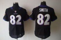 Nike Ravens -82 Torrey Smith Black Alternate Men Stitched NFL Elite Jersey