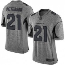 Nike Arizona Cardinals -21 Patrick Peterson Gray Men's Stitched NFL Limited Gridiron Gray Jersey