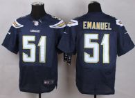 Nike San Diego Chargers #51 Kyle Emanuel Navy Blue Team Color Men‘s Stitched NFL New Elite Jersey