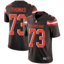 Nike Browns -73 Joe Thomas Brown Team Color Stitched NFL Vapor Untouchable Limited Jersey
