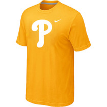MLB Philadelphia Phillies Heathered Yellow Nike Blended T-Shirt