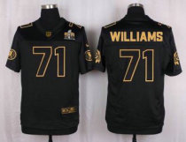 Nike Washington Redskins -71 Trent Williams Black Stitched NFL Elite Pro Line Gold Collection Jersey