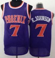 Phoenix Suns -7 K Johnson Purple New Throwback Stitched NBA Jersey