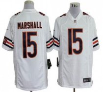 Nike Bears -15 Brandon Marshall White Stitched NFL Game Jersey