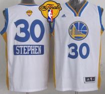 Golden State Warriors -30 Stephen Curry White 2014-15 Christmas Day The Finals Patch Stitched NBA Je