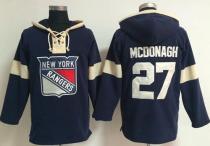 New York Rangers -27 Ryan McDonagh Navy Blue Pullover NHL Hoodie