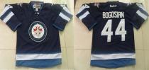 Winnipeg Jets -44 Zach Bogosian Dark Blue Stitched NHL Jersey