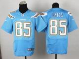 Nike San Diego Chargers #85 Antonio Gates Electric Blue Alternate Men’s Stitched NFL New Elite Jerse